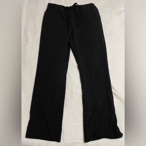 Ave Medline scrubs: Women's/Unisex bottom. Size: M tall, black